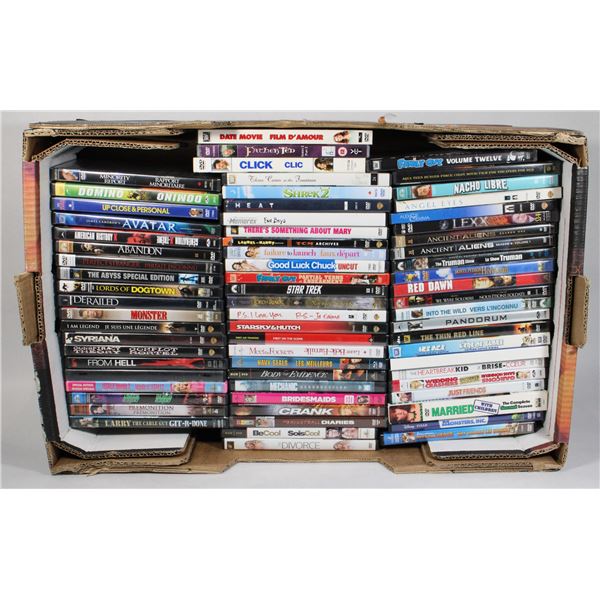 LOT OF APX 70 DVDS MAINLY MOVIES