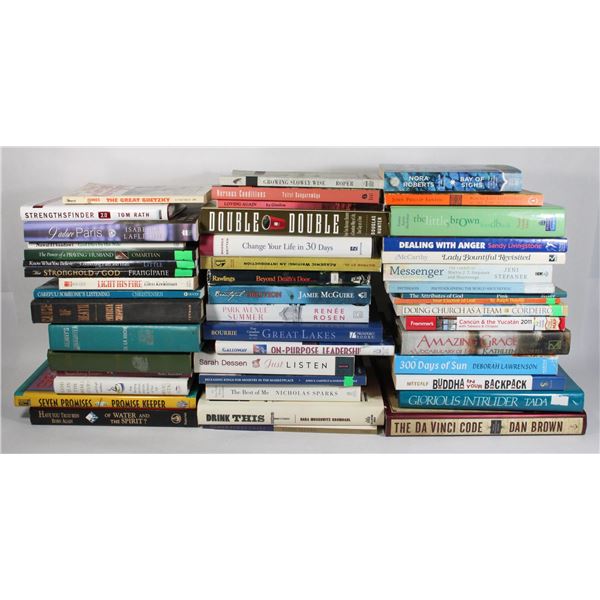 BOOK LOT OF 40 PLUS MIXED BOOKS