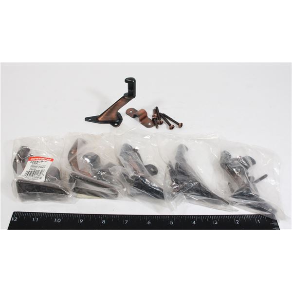 6 COPPER LOOK HEAVY DUTY HANDRAIL BRACKETS