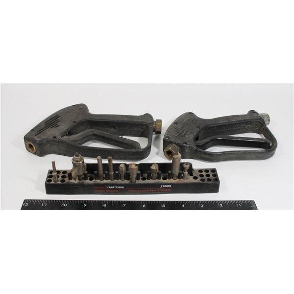 TWO PRESSURE WASHER WAND HANDLES SOLD