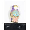 Image 1 : NEW FESTIVE MATRYOSHKA DOLL BROOCH RHINESTONE