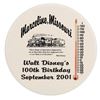 Image 1 : A "Walt Disney's 100th Birthday" Wall Thermometer.