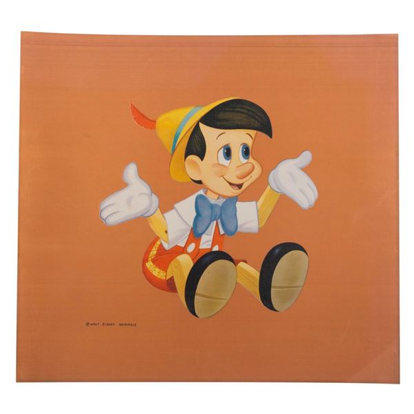 A 1970s Pinocchio Fabric Art Piece.