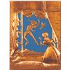 Image 1 : "Peter Pan" Hand-Punched Copper Wall Art.