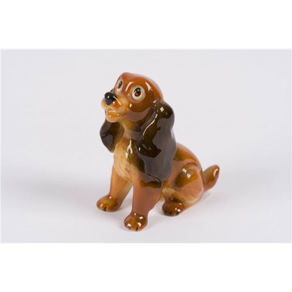 A "Lady and the Tramp" Ceramic Figurine of Lady.