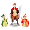 Image 2 : Three "Sleeping Beauty" 30th Anniversary Figurines.