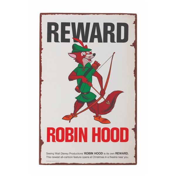 A 1973  Robin Hood  Mini-Poster.