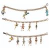 Image 1 : Three Early "Peter Pan" Charm Bracelets.