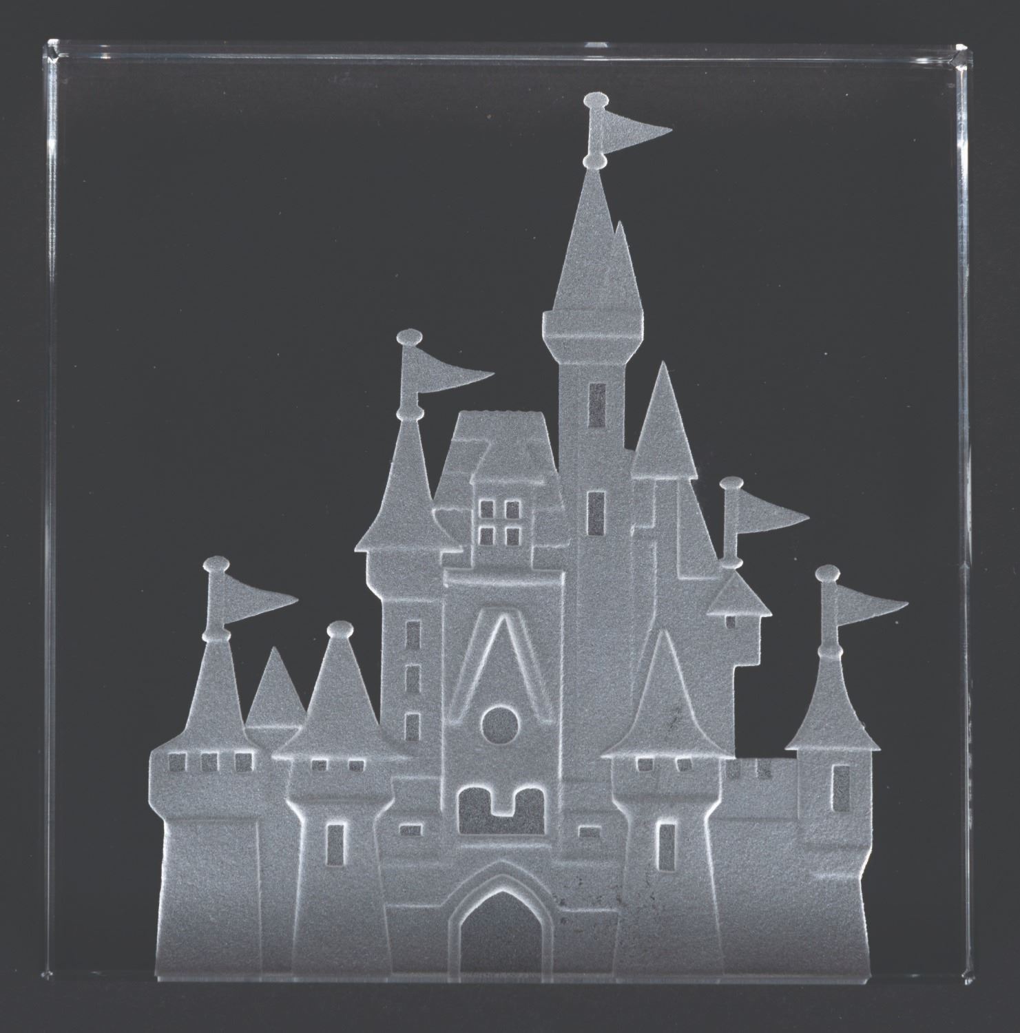Engineer Castle Paperweights A Sleeping Beauty Castle Guenther Paperweight. - Van Eaton Galleries