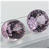 Image 1 : 21.57 CT AUTHENTICATED KUNZITE GEMSTONE PAIR - ($11,325 APPRAISAL)