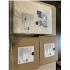 Image 1 : NEW VELVET PLUSH BLANKET, IVORY 66" X 90" AND 2 HEATHER COTTON JERSEY BED SHEET SETS, TWIN SIZE, LIG