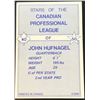 Image 2 : 1981 JOGO CFL JOHN HUFNAGEL (HOF) ROOKIE CARD