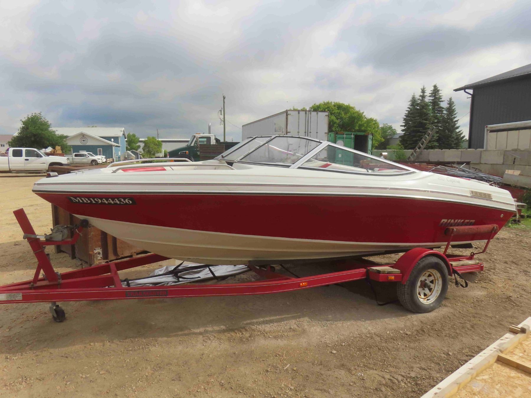 Rinker 186 Captiva 18ft Open Bow Boat with Mercury Inboard 4.3L xAlpha ...