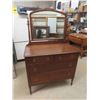 Image 1 : Antique Dresser 36'' x 40'' x 20'' Plus Mirror 27'' x 