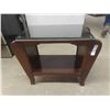 Image 1 : Walnut Magazine Rack 22'' x 27'' x 13'' 