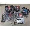 Image 2 : Winnipeg Jets Hockey Puck Lot Plus Other Assorted Pucks 