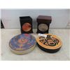 Image 1 : Vintage Haida First Nations Boxes by Clarence Mills, Plus 