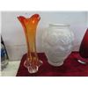 Image 2 : 4 Vases, 12 Crystal Napkin Rings