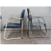 Image 2 : 2 Vintage Metal Lawn Chairs 
