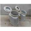 Image 2 : 4pce Ceramic Cannister Set 
