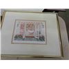 Image 2 : Framed Pictures: 3D Bird 13'' x 15'' , Needlepoint, Helen 