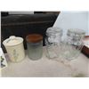 Image 2 : Canisters , Trivots, Crystal Vase, Coffee Cups & 