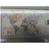 Image 2 : Large Laminted Map of the World 51'' x 38'' 