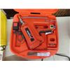 Image 2 : Paslode Nailer with 2 Batteries (1 New), Charger, 8 Fuel 