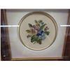 Image 2 : 4 Framed Petit Point 7 1/2'' x 8'' 