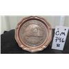 Image 1 : The Eisenhower Home Copper Tone Metal Souvenir 