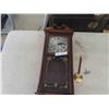 Image 1 : Veritas 31 Day Clock 12'' x 29'' with Key (Glass Broken 