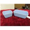 Image 2 : 2 Pieces Pyrex Delphite Refrigerator Dishes with Lids 
