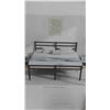 Image 2 : BedStory Double Bed Frame with Headboard and Footboard, 16