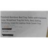 Image 2 : Pipishell Bamboo Bed Tray Table with Foldable Legs, Breakfast