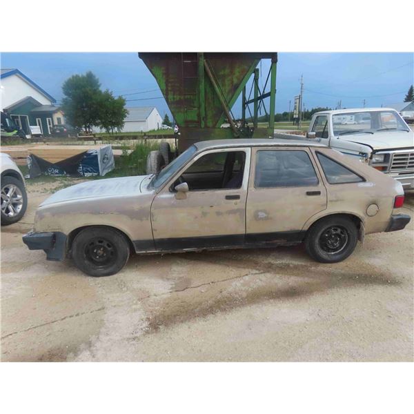 1984 Chevette 1.6L 4cyl Automatic, Needs Battery, Running, 