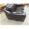 Image 2 : Leather/Leather Style Love Seat 62'' Wide 