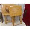 Image 2 : Picture 32'' x 18'' , 2 Wood TV Tables 1 Needs
