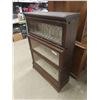 Image 2 : Oak Stacking Lawyer Bookcase 3 Stack Plus Top and Bottom