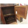 Image 8 : Secretary Drop Front Desk with Bookcase Combo 56 1/2'' x 