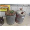 Image 2 : 4 Galvanized Gas Cans 