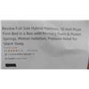 Image 2 : Review Full Size Hybrid Mattress, 10 Inch Plush Firm Bed in a Box with