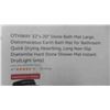 Image 2 : OTHWAY 32"x 20" Stone Bath Mat Large, Diatomaceous 