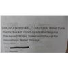 Image 2 : DIROVO White 48L Water Tank Plastic Bucket Food-