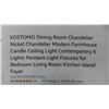 Image 2 : KOSTOMO Dining Room Chandelier Nickel Chandelier Modern
