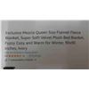 Image 2 : Exclusivo Mezcla Queen Size Flannel Fleece Blanket,