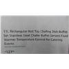 Image 2 : 11L Rectangular Roll Top Chafing Dish Buffet Set 