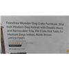 Image 3 : Feandrea Wooden Dog Crate Furniture, 38.6 Inch Modern 