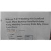 Image 2 : Wokceer 7.2 FT Wedding Arch Backdrop Stand and