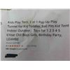 Image 2 : Kids Play Tent, 5 in 1 Pop Up Play Tunnel for Kid Toddler, Ball 