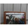 Image 2 : Oak Framed Mirror with Design 25'' x 32'' 